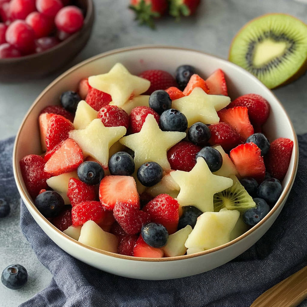 Amazing 4th of July Patriotic Fruit Salad Delight 13 4th of July Patriotic Fruit Salad 1