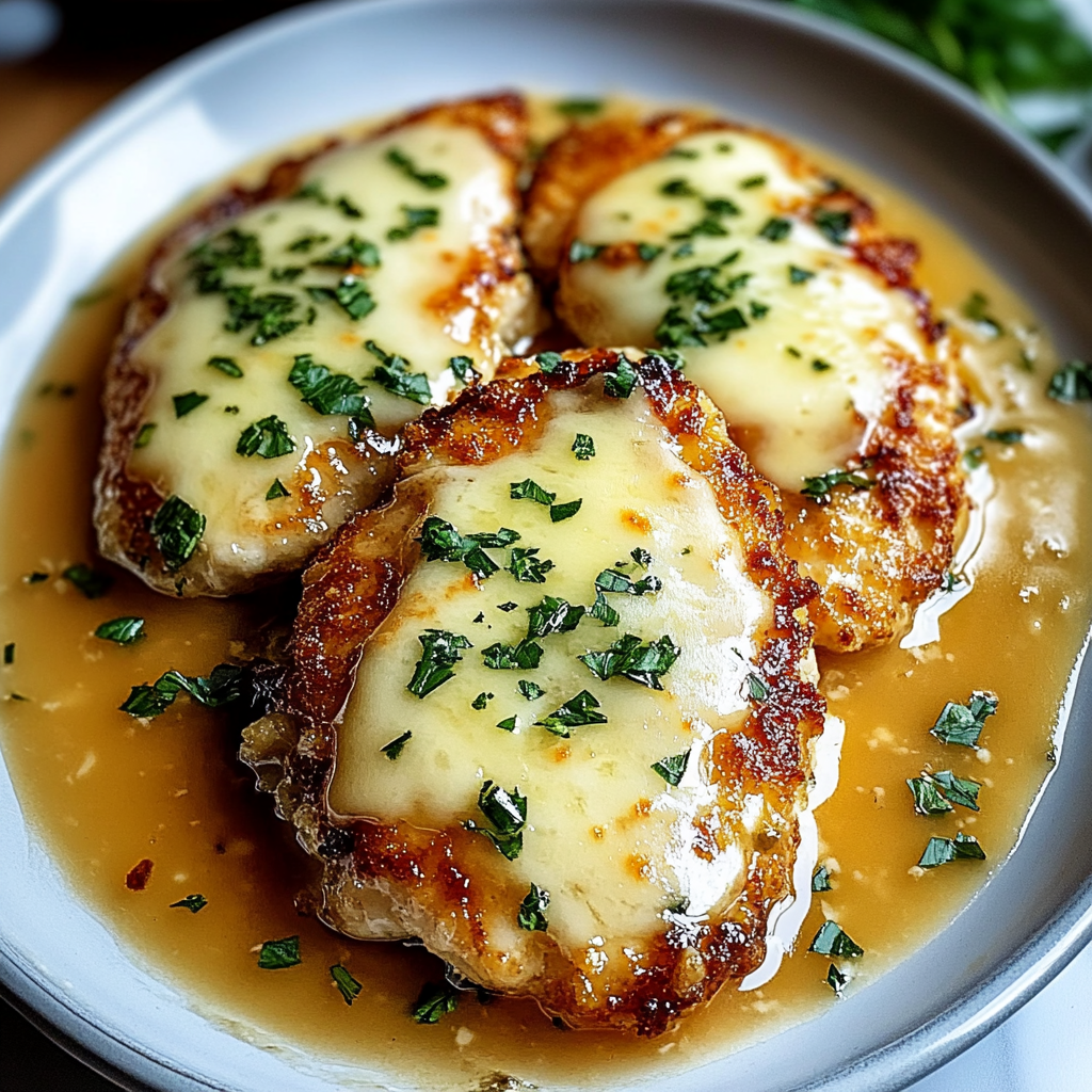 Crispy Parmesan Chicken with a Rich Garlic Sauce 1