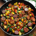 Amazing One Pan Sausage and Veggies Skillet Delight 16 One Pan Sausage and Veggies Skillet 1