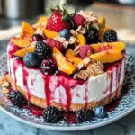 Amazing Summer Berry and Peach Cheesecake Recipe Delight 19 Summer Berry and Peach Cheesecake Recipe 1