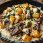 Amazing Cheesy Steak & Rice for Mouthwatering Comfort 18 Cheesy Steak Rice 1