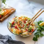 Amazing Spring Roll Salad with Spicy Ginger Dressing Delight 21 Spring Roll Salad with Spicy Ginger Dressing 1