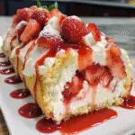 Amazing Strawberry Shortcake Cheesecake Roll Delightfully Indulgent 19 Strawberry Shortcake Cheesecake Roll 1