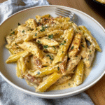 Creamy Garlic Parmesan Chicken Pasta 1