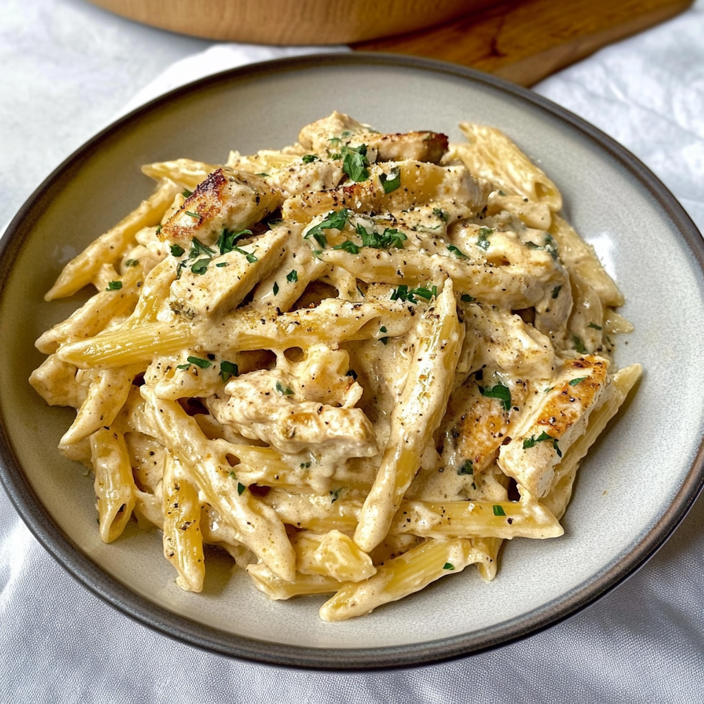 Creamy Garlic Parmesan Chicken Pasta