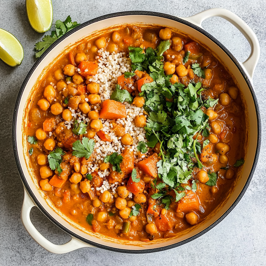 Sweet Potato and Chickpea Curry 1