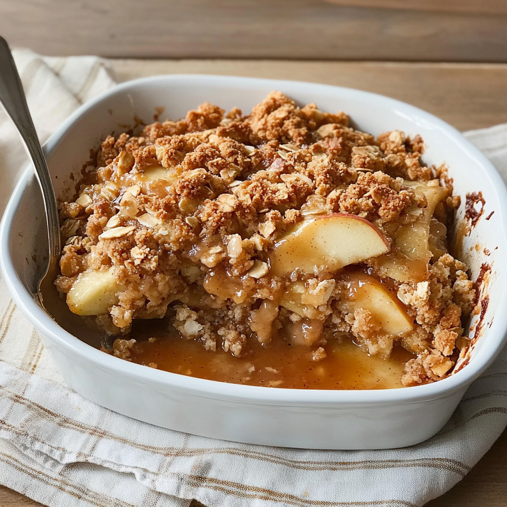 apple crisp recipe with oats 1