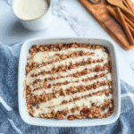 Cinnamon Roll Baked Oatmeal 1