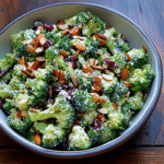 Cranberry Almond Broccoli Salad 1
