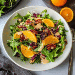 Salad with Citrus Vinaigrette and Sugared Pecans 1