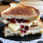 Brie Apple and Cranberry Grilled Cheese 1