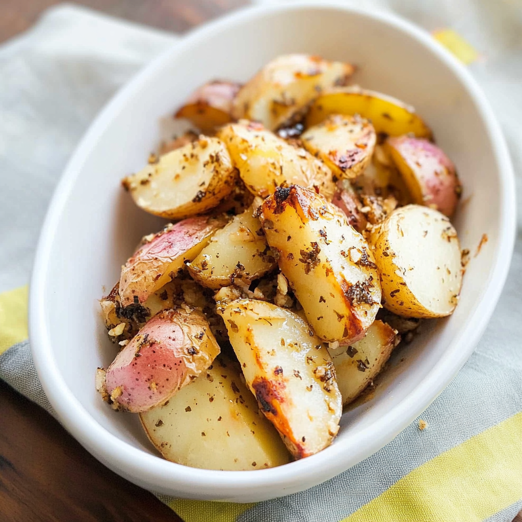 Mustard Roasted Potatoes 1