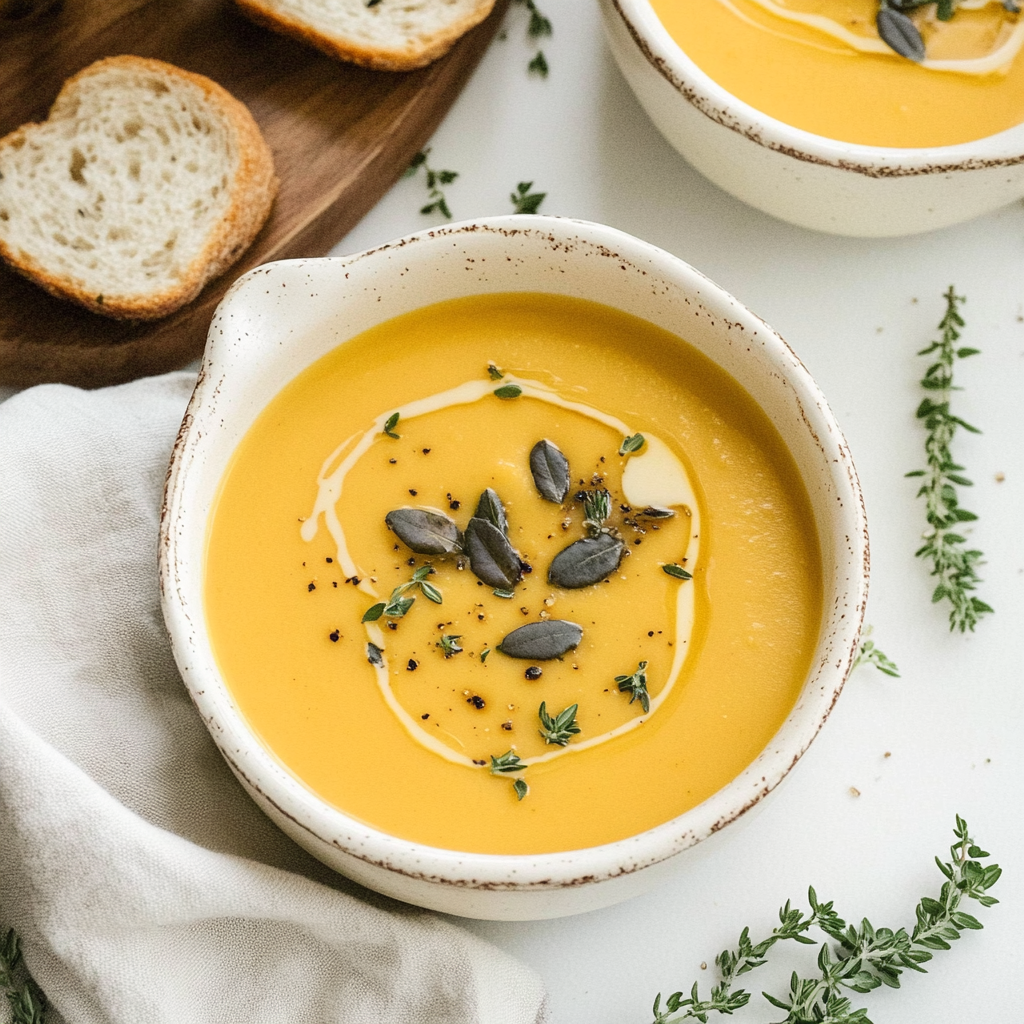 Amazing Roasted Pumpkin Bisque - A Delicious Cozy Delight 19 Roasted Pumpkin Bisque