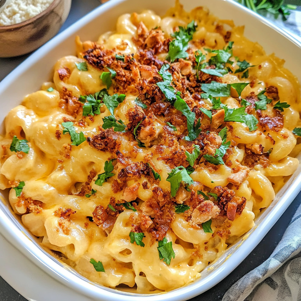 BBQ Chicken Mac and Cheese 1