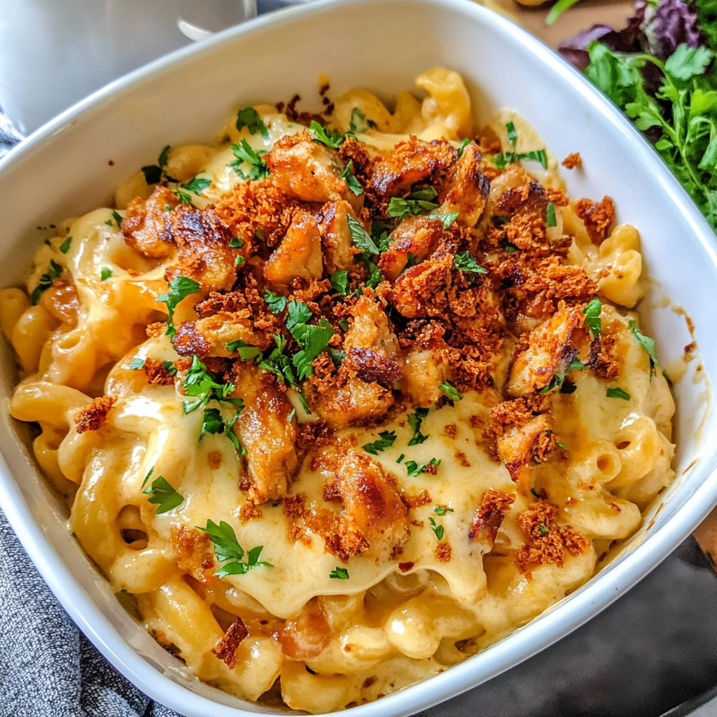 BBQ Chicken Mac and Cheese