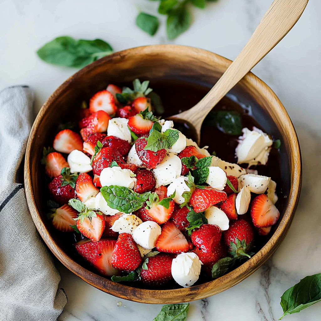Amazing Balsamic Strawberry Caprese for Incredible Flavor 2 Balsamic Strawberry Caprese