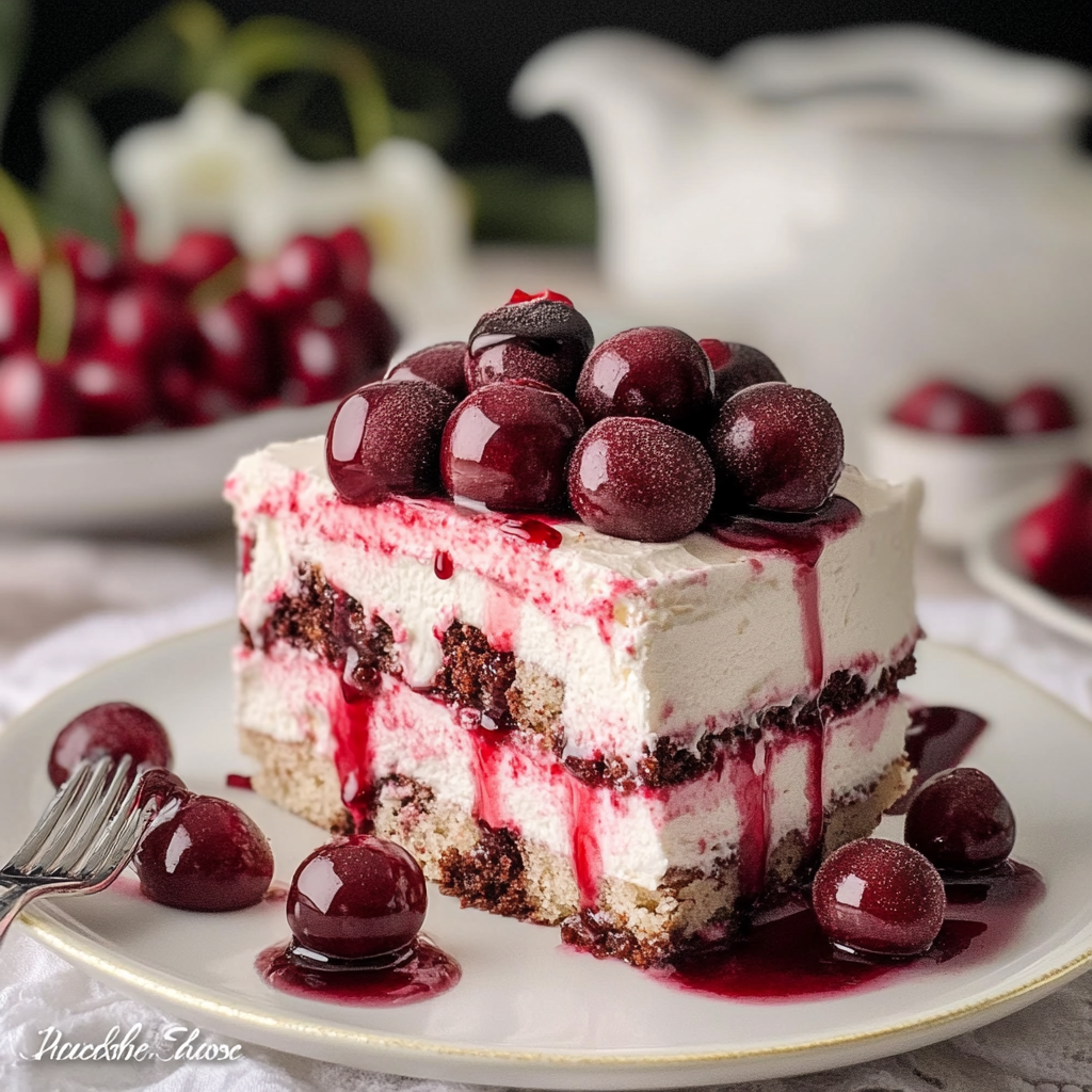 Cherry Amaretto Tiramisu
