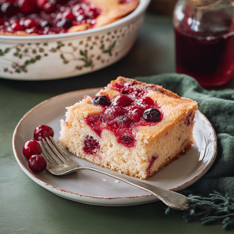 Cranberry Cake 1