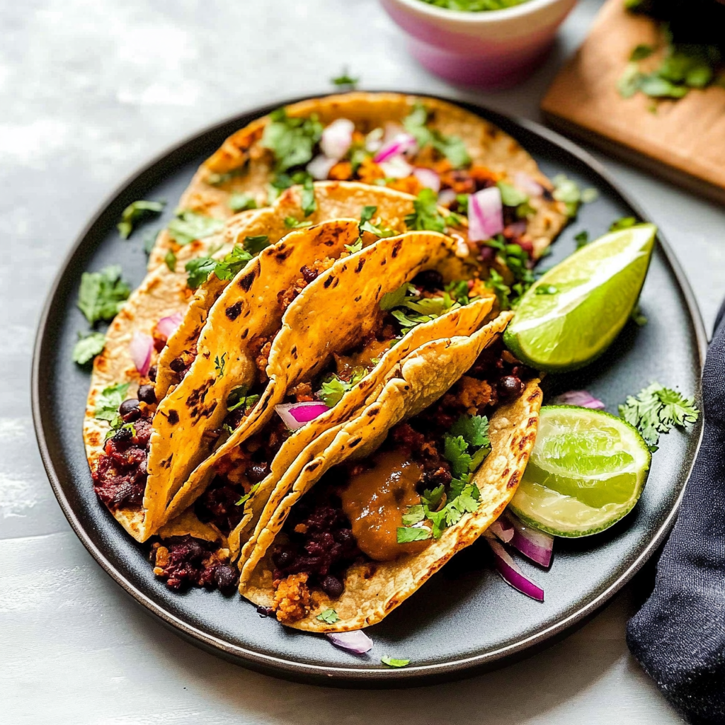 Amazing Crispy Black Bean Tacos for Mouthwatering Flavor 2 Crispy Black Bean Tacos