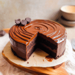 Dark Chocolate Fudge Cake 1