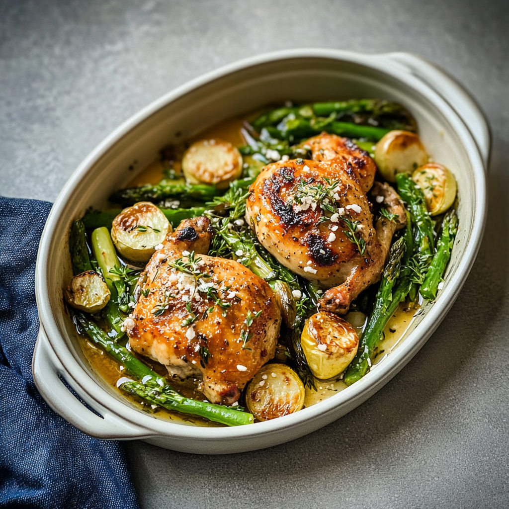 Home 8 Herb Roasted Chicken With Spring Veggies 1