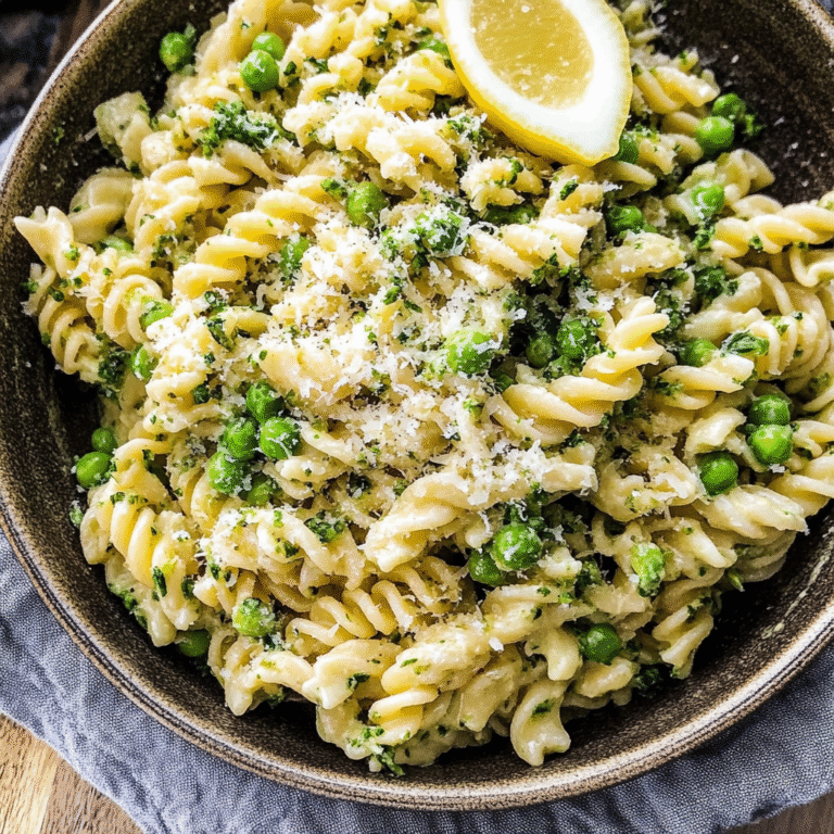 Lemony Spring Pea Pasta 1