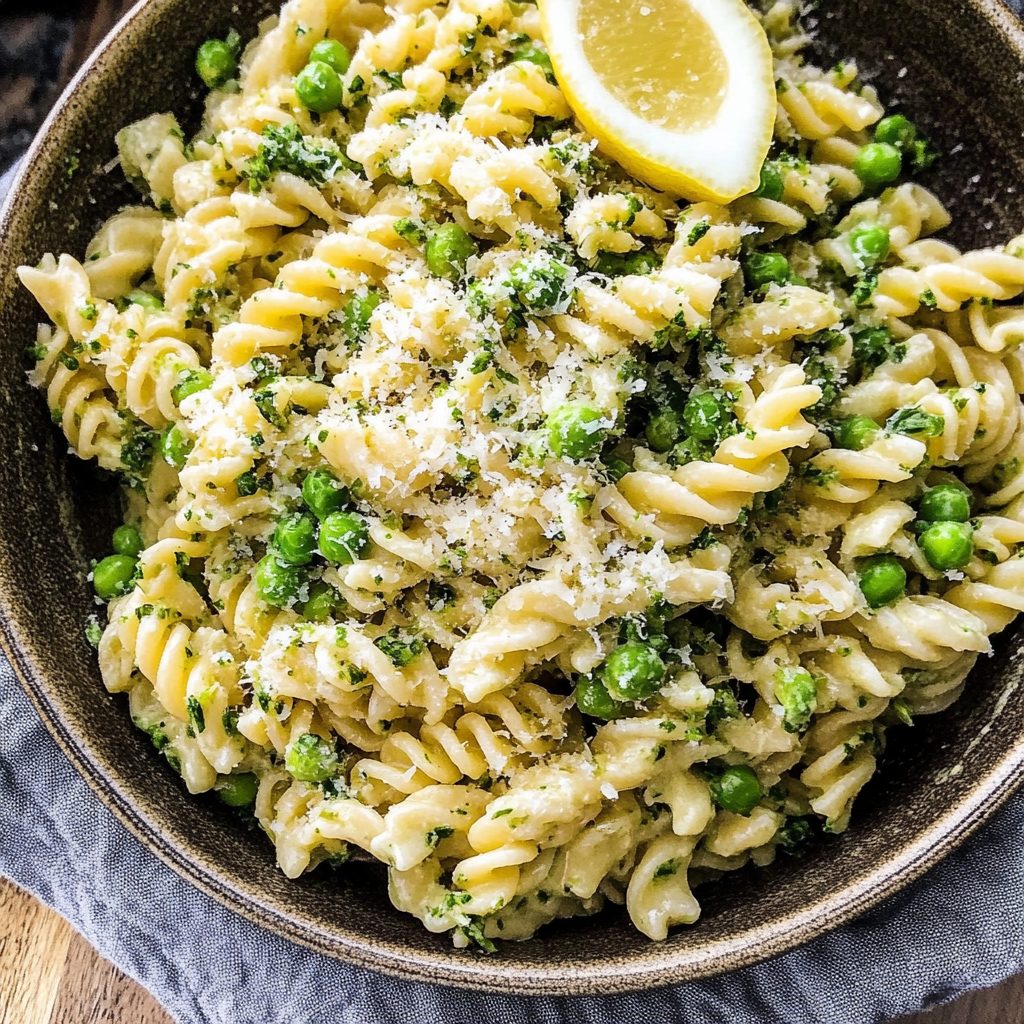 Lemony Spring Pea Pasta 1