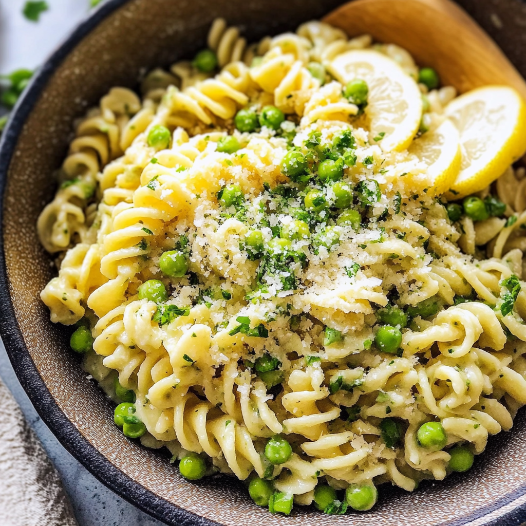 Lemony Spring Pea Pasta