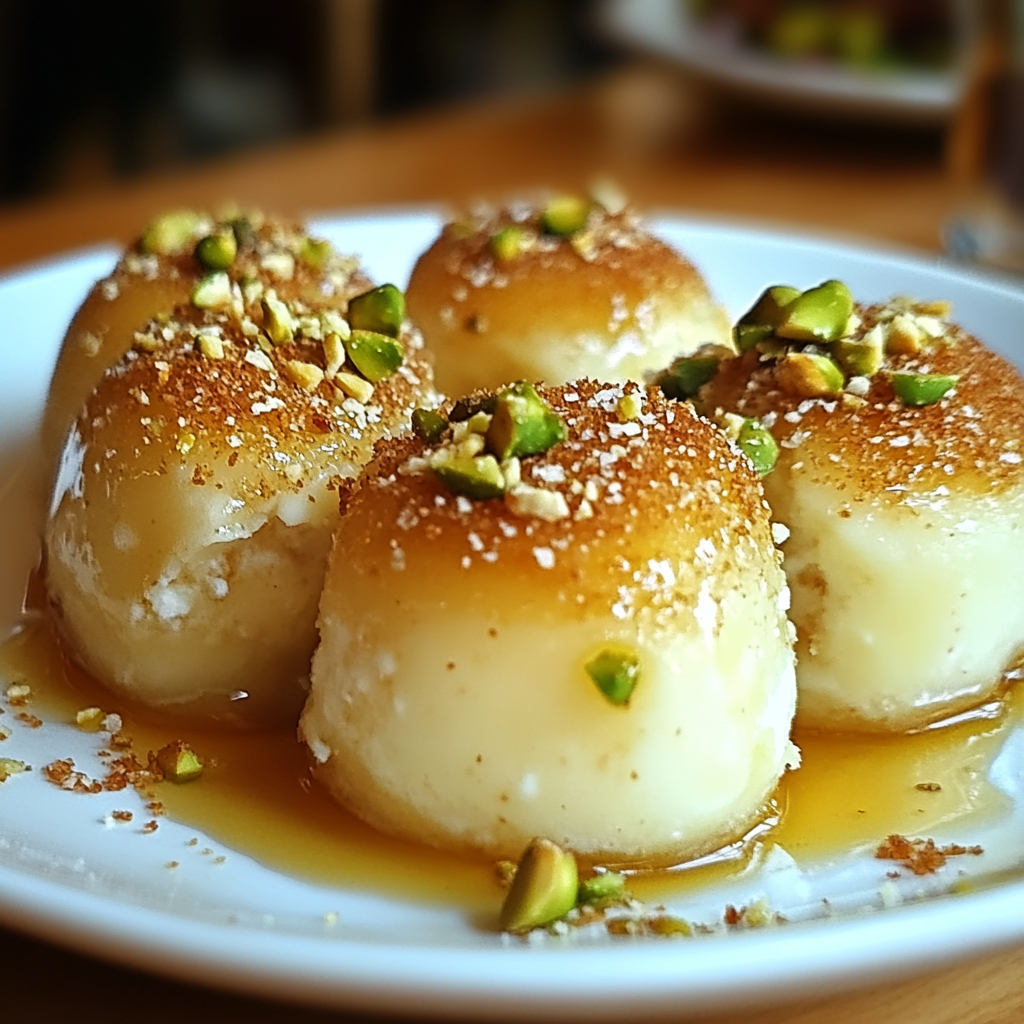 Ricotta Pistachio Honey Bites Creamy Nutty