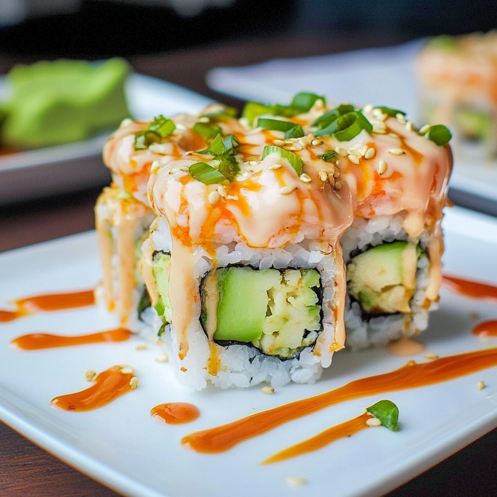 Spicy Shrimp Sushi Stacks Easy No-Roll