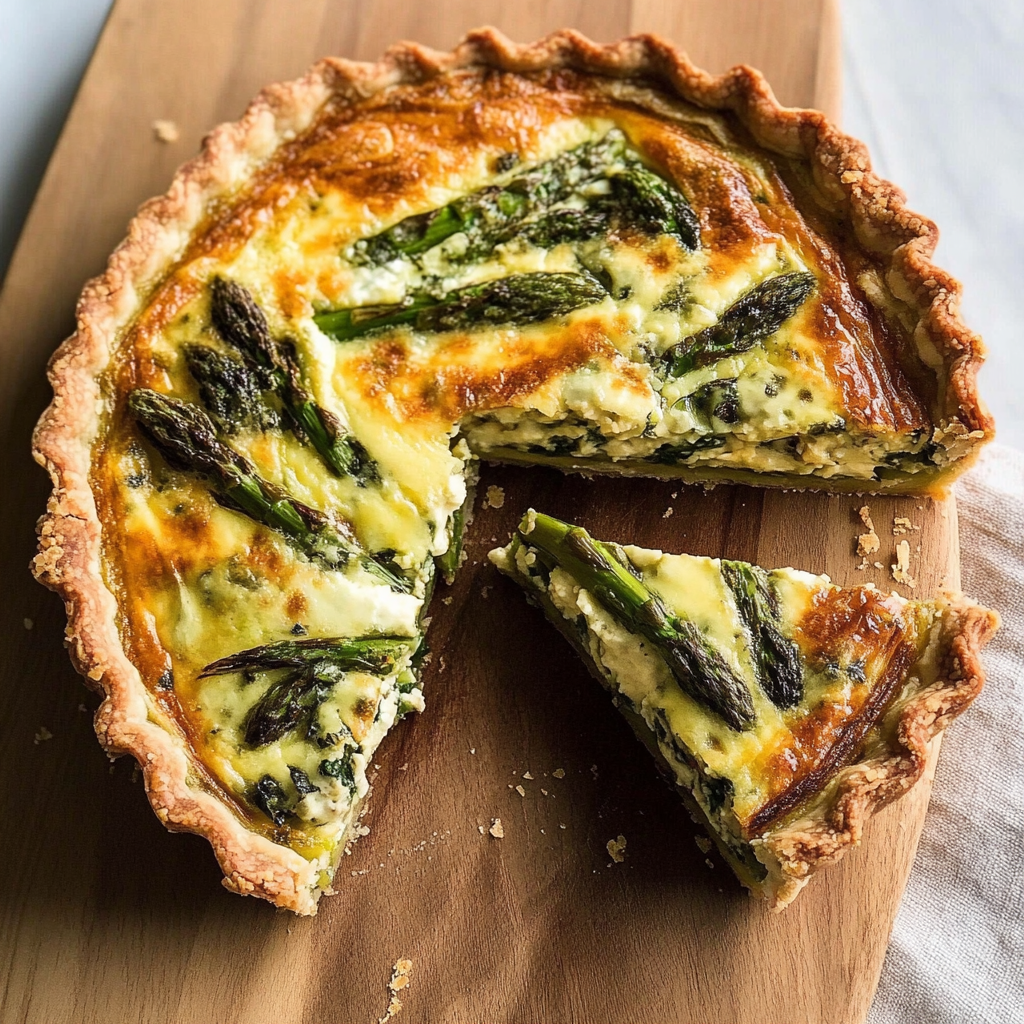 asparagus quiche