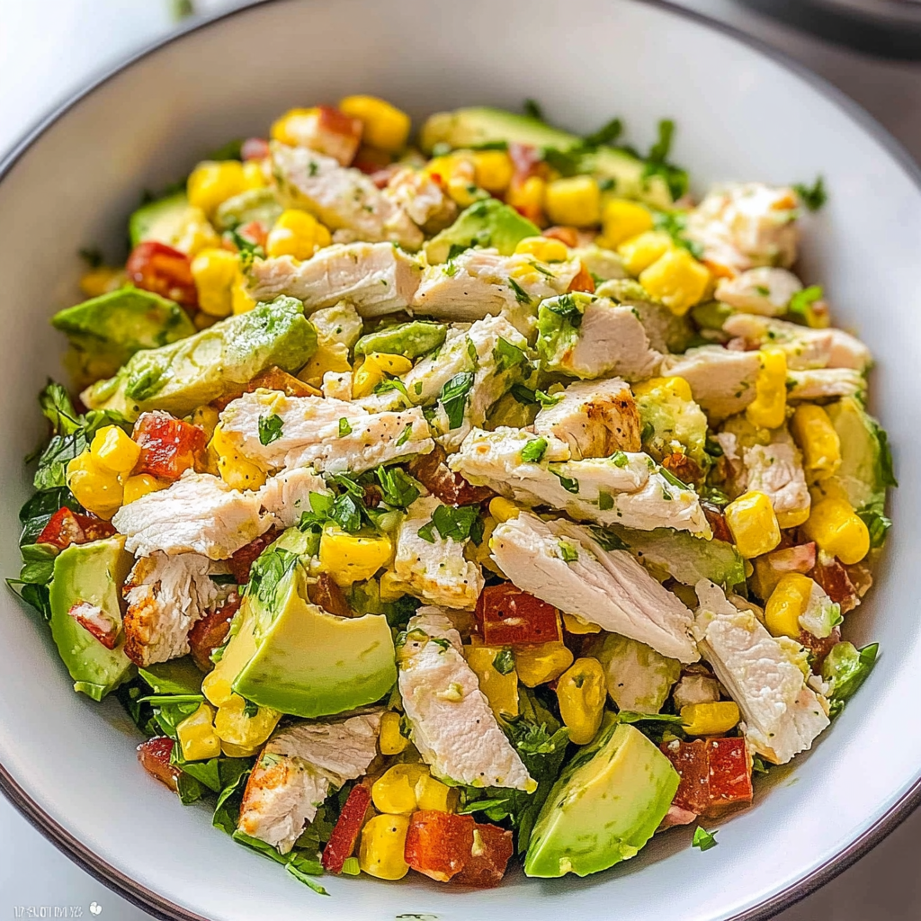 avocado chicken salad 1