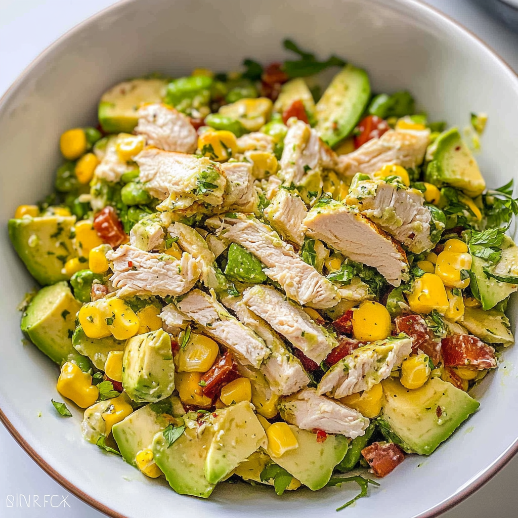 avocado chicken salad