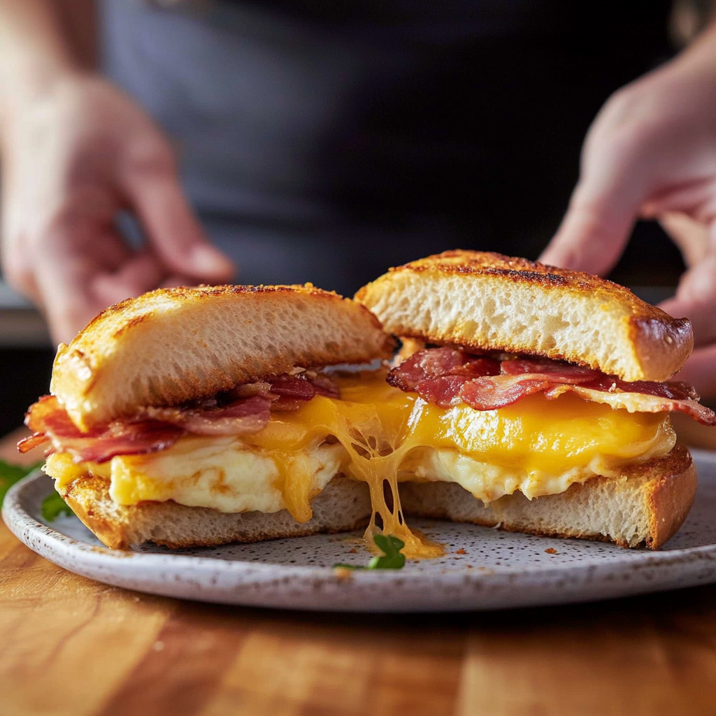 Home 6 bacon egg and cheese sandwich 1