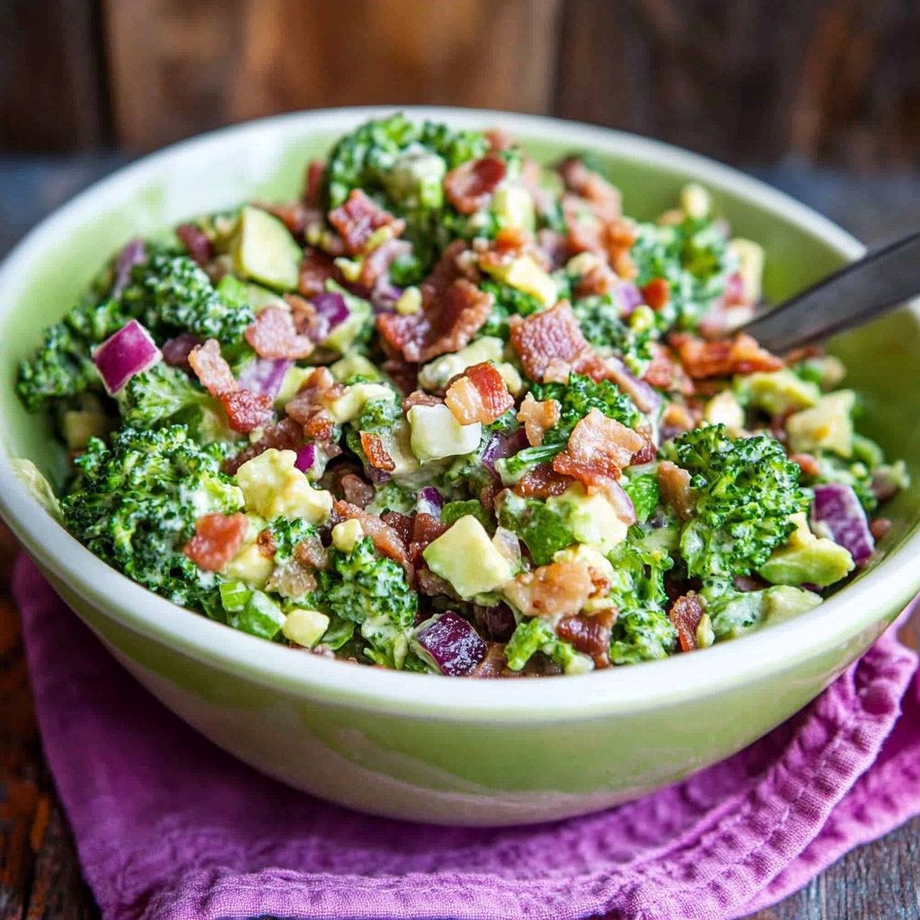Home 5 broccoli salad with bacon 1