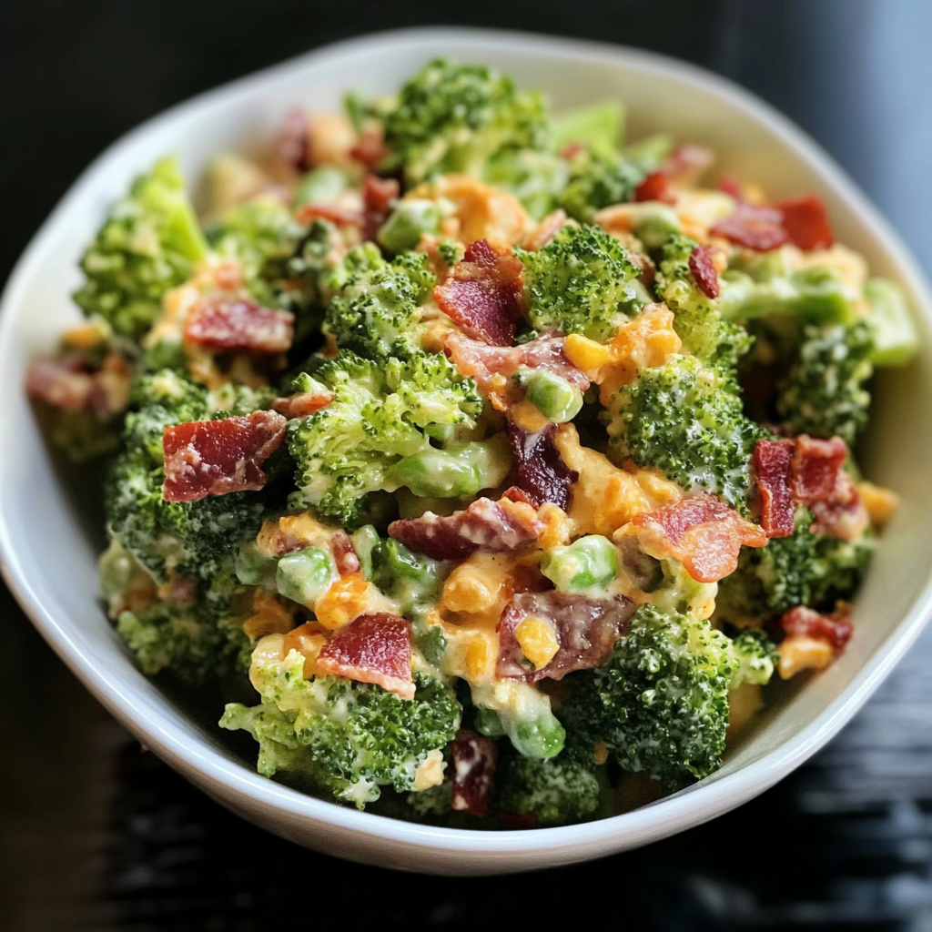 broccoli salad with bacon