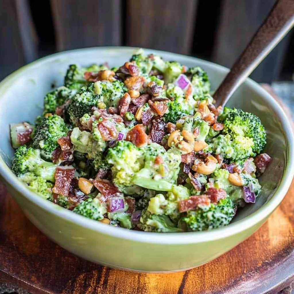 Amazing Broccoli Salad with Bacon for Delicious Flavor 2 broccoli salad with bacon