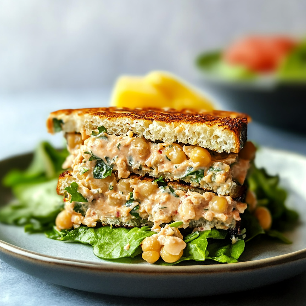 chickpea tuna salad