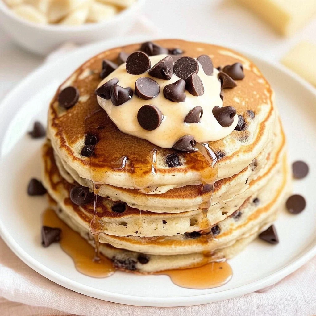 Home 4 chocolate chip pancakes recipe image 1 1