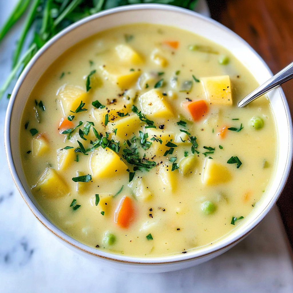 Home 5 creamy potato soup recipe 1 1