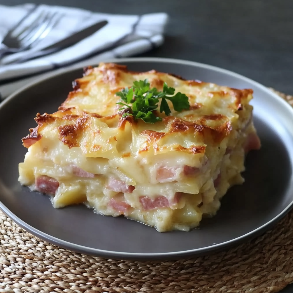 ham and potato casserole 1