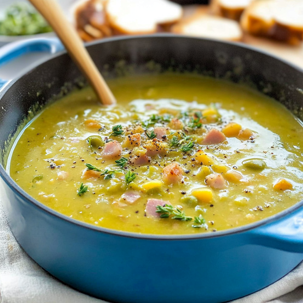 pea soup with ham bone