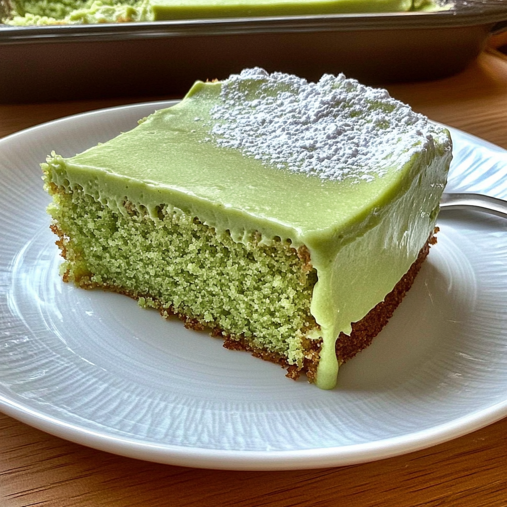 pistachio pudding cake 1