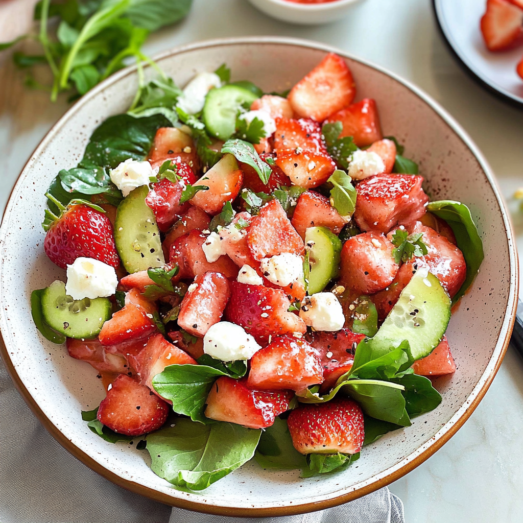 strawberry salad 1