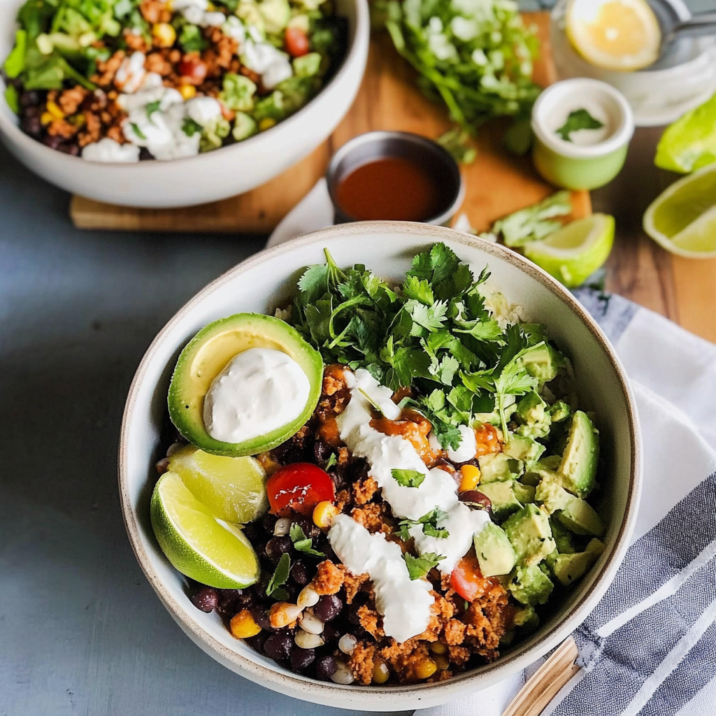 sweet potato taco bowl 1