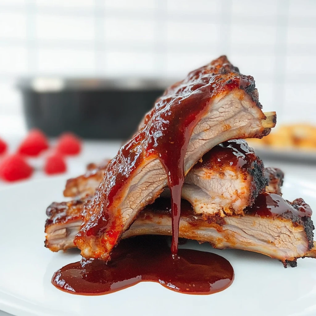 air fryer ribs image 3 1