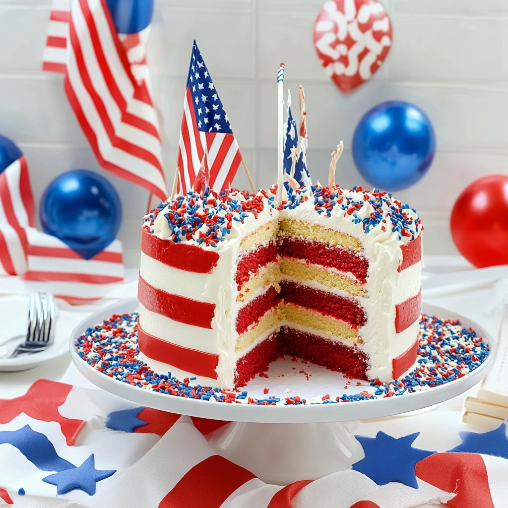 american flag cake image 3 1