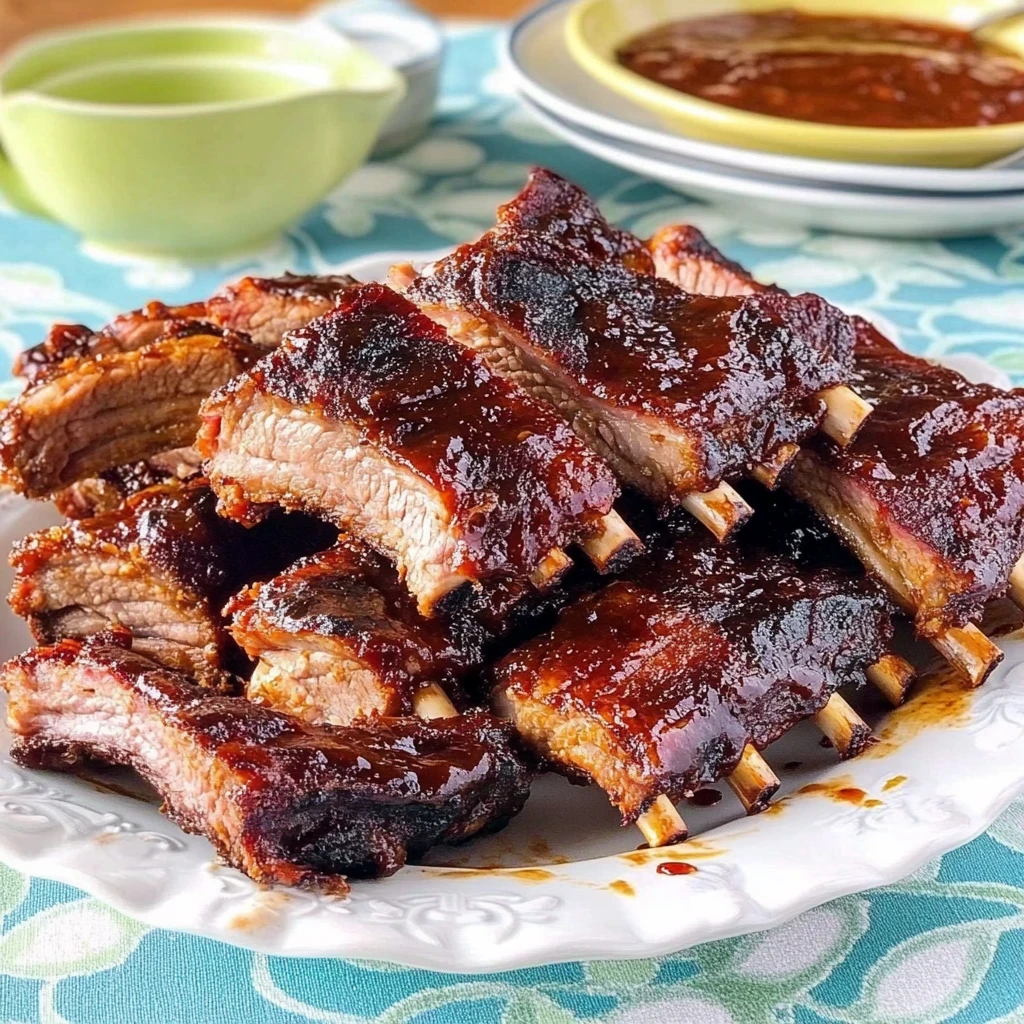 bbq ribs on the grill image 1 1