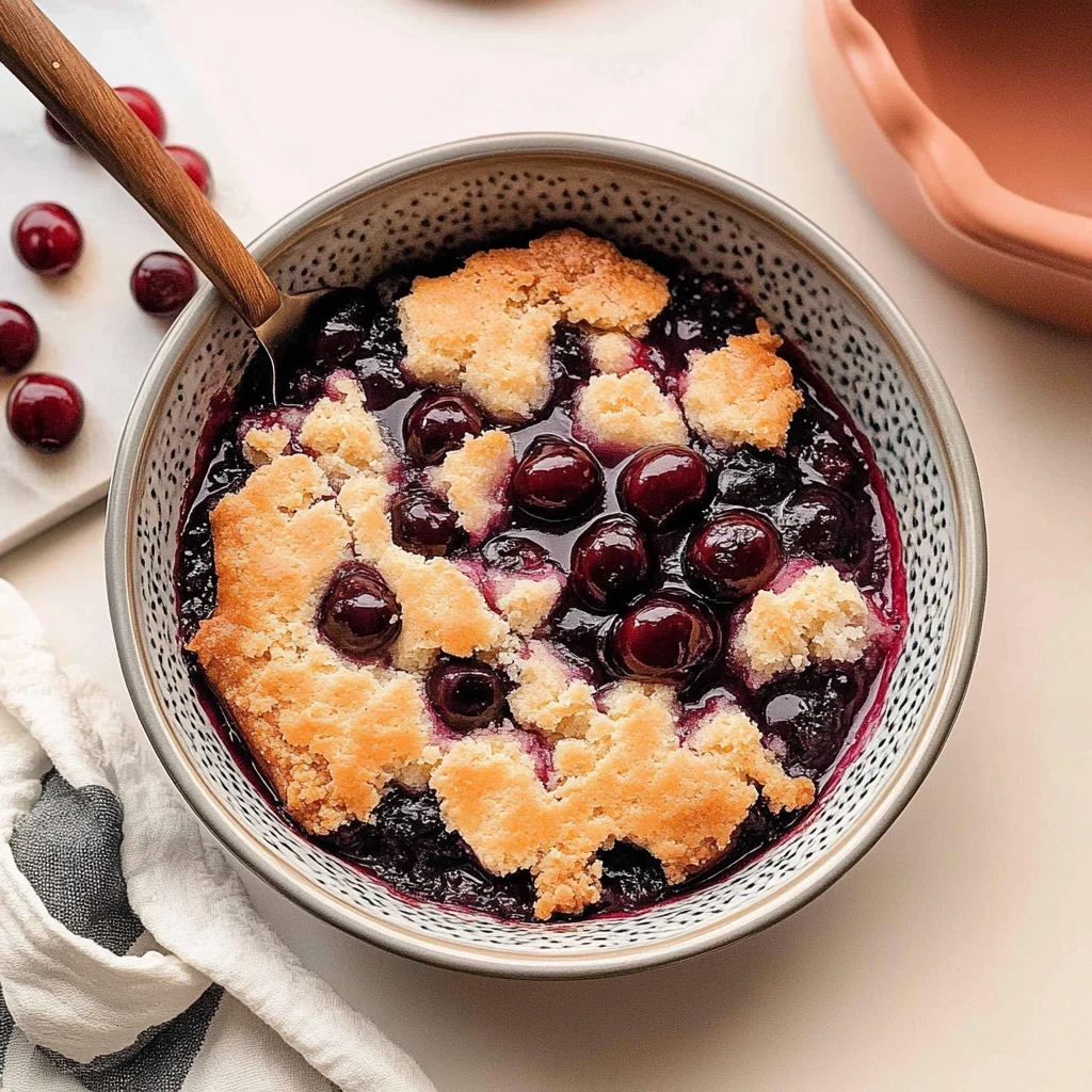 cherry cobbler recipe image 1