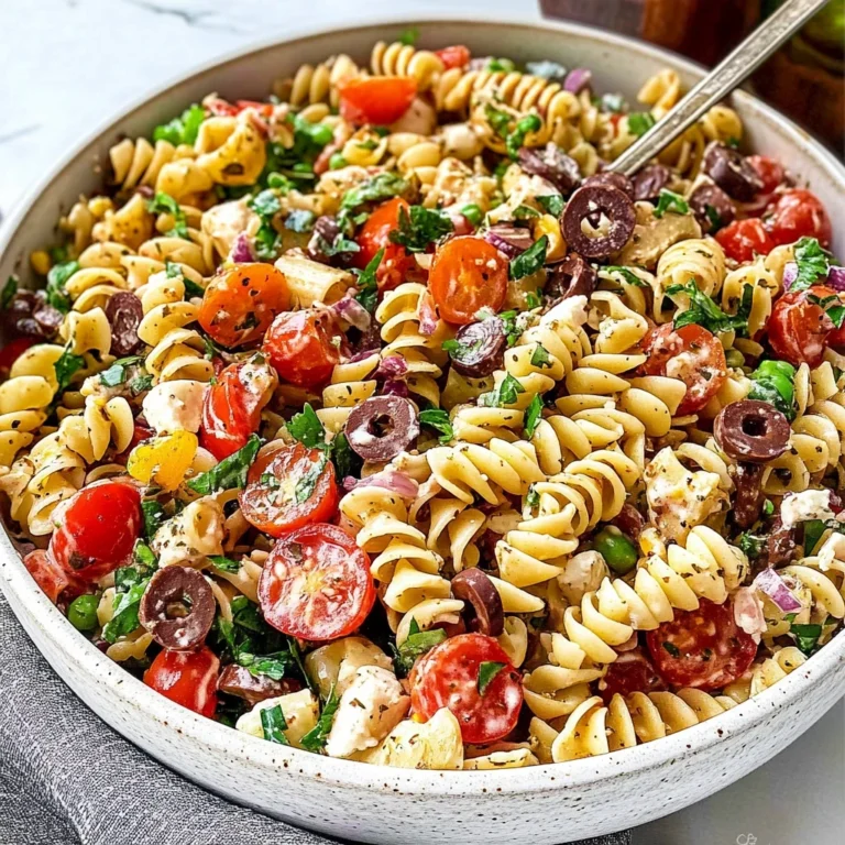 pasta salad with italian dressing image 1 1